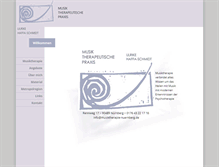 Tablet Screenshot of musiktherapie-nuernberg.de